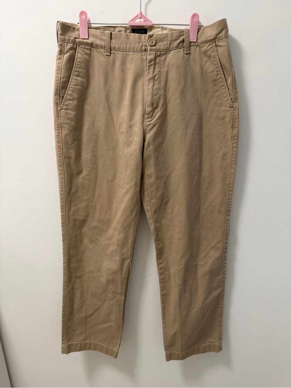 J.Crew The Bleeker Chino Pants Khaki Tan 31x30 Straight Leg Cotton